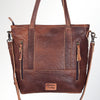 LC-ADBGS162BRW Tote Hair On Genuine Western Leather Women Bag
