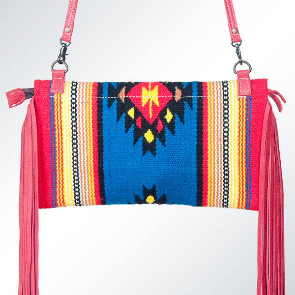 ADBG664 American Darling Hand Tooled Floral & Saddle Blanket Western Small Cross body Bag