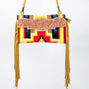 ADBG664 American Darling Hand Tooled Floral & Saddle Blanket Western Small Cross body Bag