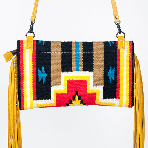 ADBG664 American Darling Hand Tooled Floral & Saddle Blanket Western Small Cross body Bag