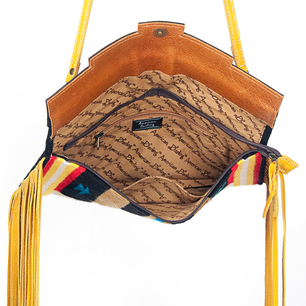 ADBG664 American Darling Hand Tooled Floral & Saddle Blanket Western Small Cross body Bag