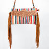 ADBG664 American Darling Hand Tooled Floral & Saddle Blanket Western Small Cross body Bag