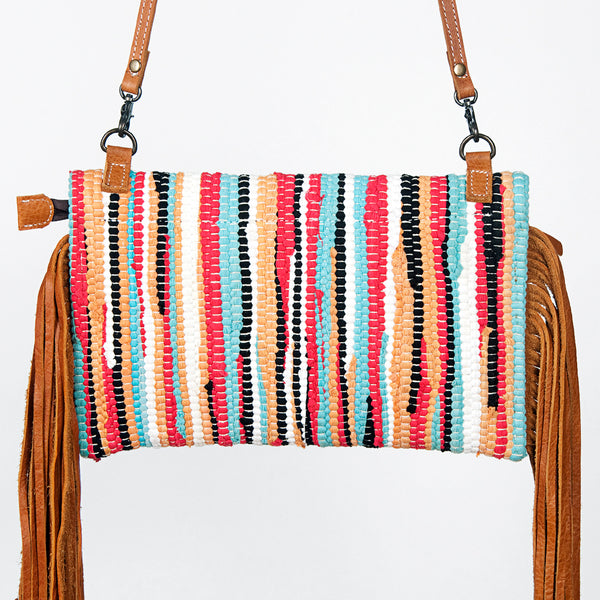 ADBG664 American Darling Hand Tooled Floral & Saddle Blanket Western Small Cross body Bag