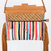 ADBG664 American Darling Hand Tooled Floral & Saddle Blanket Western Small Cross body Bag