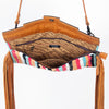 ADBG664 American Darling Hand Tooled Floral & Saddle Blanket Western Small Cross body Bag
