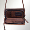 ADBGM169 Hand-Painted Leather Crossbody Purse - Multiple Western Scene