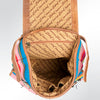 ADBG703 American Darling Handcrafted Floral Tooled Leather and Saddle Blanket Backpack Bag