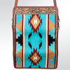 ADBG486 American Darling Hand Tooled & Hand Woven Saddle Blanket Western Crossbody Bag