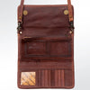 ADBG486 American Darling Hand Tooled & Hand Woven Saddle Blanket Western Crossbody Bag