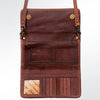 ADBG486 American Darling Hand Tooled & Hand Woven Saddle Blanket Western Crossbody Bag
