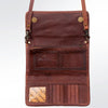ADBG486 American Darling Hand Tooled & Hand Woven Saddle Blanket Western Crossbody Bag