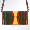 ADBG486 American Darling Hand Tooled & Hand Woven Saddle Blanket Western Crossbody Bag