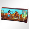 ADBGM112 Hand-Painted Scene Leather Crossbody - Southwestern Western Design