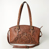 ADBG711A American Darling Handcrafted Hand Tooled Leather Western Tote Bag