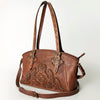 ADBG711A American Darling Handcrafted Hand Tooled Leather Western Tote Bag