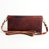 ADBGM102 Western Floral Tooled Leather Crossbody - Boho Rodeo Clutch