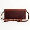 ADBGM102 Western Floral Tooled Leather Crossbody - Boho Rodeo Clutch