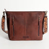 ADBGA186 American Darling Hand Tooled Leather Saddle Blanket Cross body Bag Women