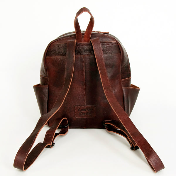 LC-ADBGZ214B Backpack Genuine Western Leather Women Bag