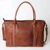 ADBG715 American Darling Handcrafted Hand Woven Saddle Blanket Western Leather Tote Bag