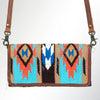 ADBG486K American Darling Hand Woven Saddle Blanket Crossbody Bag