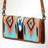 ADBG486K American Darling Hand Woven Saddle Blanket Crossbody Bag