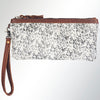 GIBGX235 Wristlet Hair On Genuine Leather Women Bag Western Handbag Purse