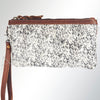 GIBGX235 Wristlet Hair On Genuine Leather Women Bag Western Handbag Purse