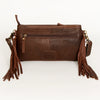 ADBGA189 American Darling Hand Tooled Leather Saddle Blanket Small Cross body Bag