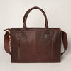LC-ADBGZ200A Leopard Print Cowhide & Tooled Leather Tote Bag - Western Fringe Handbag with Shoulder Strap