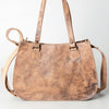 ADBG746 American Darling Western Leather Tote Bag Premium Handcrafted Tassel Purse