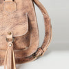 ADBG746 American Darling Western Leather Tote Bag Premium Handcrafted Tassel Purse