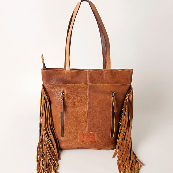 ADBGA190 American Darling Hand Tooled Leather Hair-On Cowhide Tote Bag