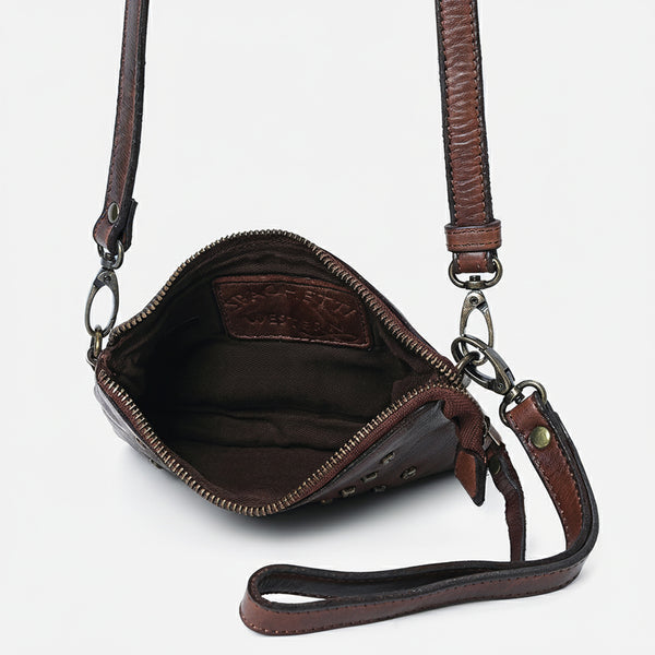 SWC196 Pelloro - Luxury Full Grain Crossbody