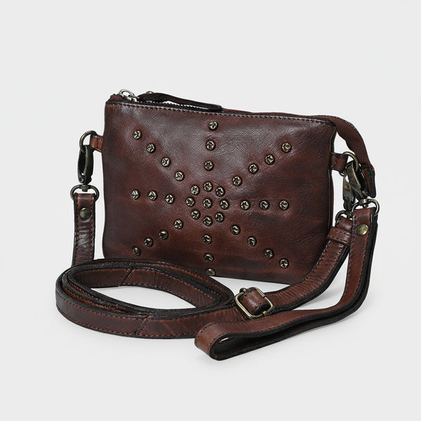 SWC196 Pelloro - Luxury Full Grain Crossbody