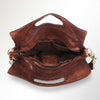 SWC173 Studded Leather Clutch Bag