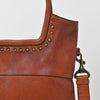 SWC178 Bronzaro - Leather Studded Tote Bag