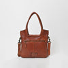 SWC178 Bronzaro - Leather Studded Tote Bag