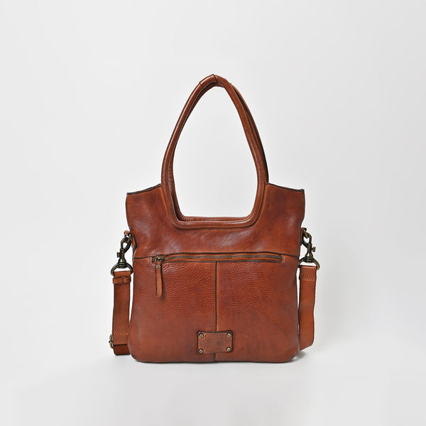 SWC178 Bronzaro - Leather Studded Tote Bag
