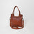 SWC178 Bronzaro - Leather Studded Tote Bag
