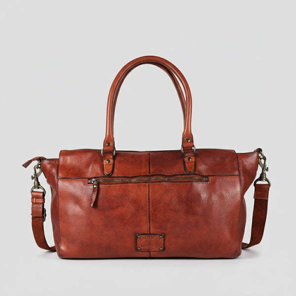 SWC185 Caurina - Grain Leather Tote Bag