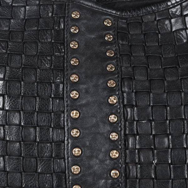 SWC189 Venturo - Basket Weave Hobo Bag