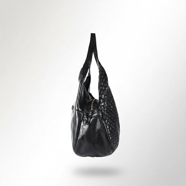 SWC189 Venturo - Basket Weave Hobo Bag