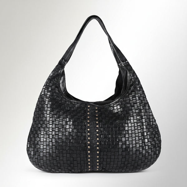 SWC189 Venturo - Basket Weave Hobo Bag