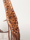 ADBGI112 Sage Western Hobo Bag - Genuine Leather with Tan Hair-On Hide & Tooled Strap
