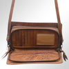 ADBGM169 Hand-Painted Leather Crossbody Purse - Multiple Western Scene