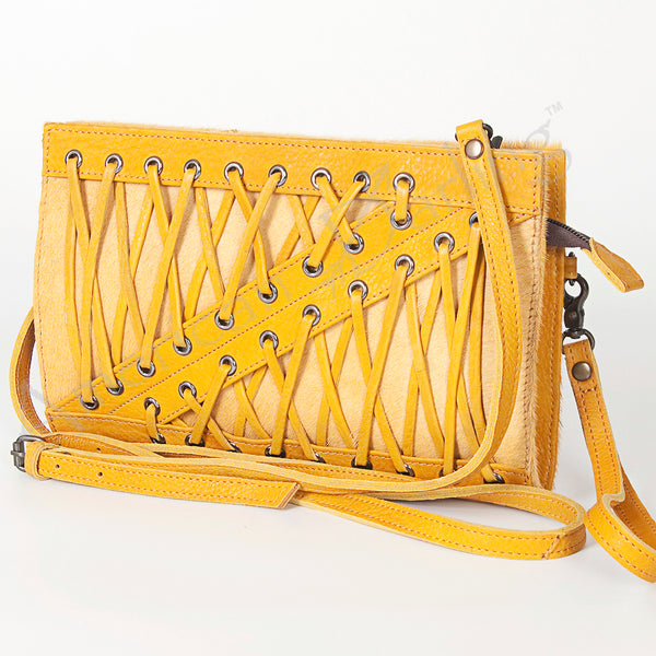 ADBG684 American Darling Handcrafted Lace-Up Western Leather Crossbody Bag
