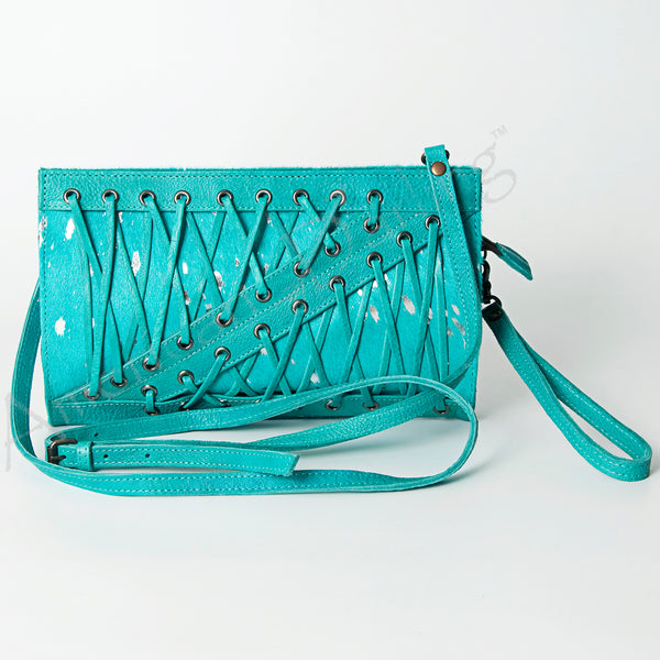 ADBG684 American Darling Handcrafted Lace-Up Western Leather Crossbody Bag