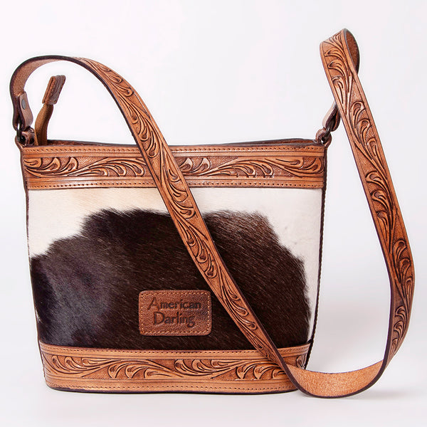 LC-ADBGZ451 Cowhide & Tooled Leather Western Tote Bag - American Darling