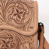 LC-ADBGZ460 Wristlet Genuine Western Leather Women Bag